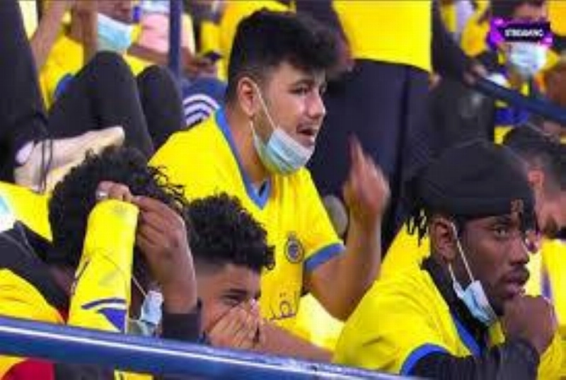 جماهير النصر في حالة حزن