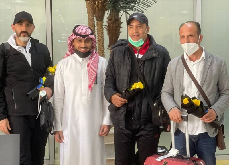 استقبال بعثة الجيش السوري (مكة)