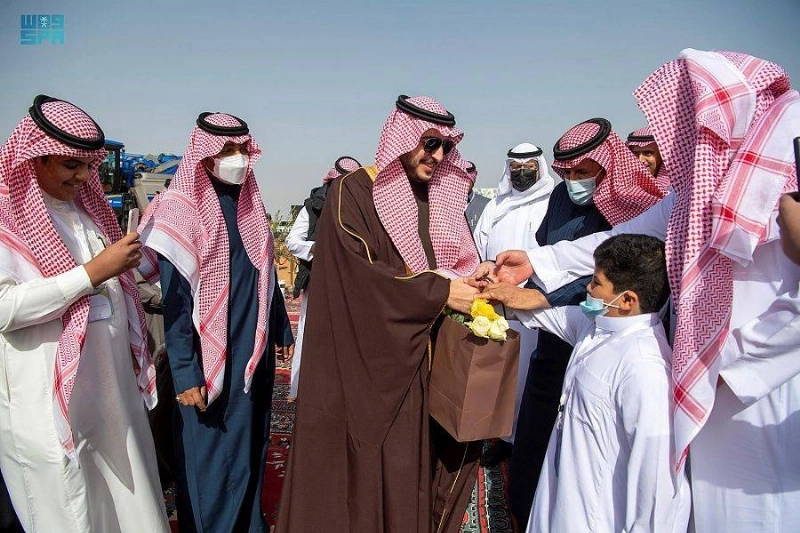 خلال زيارة أمير الجوف