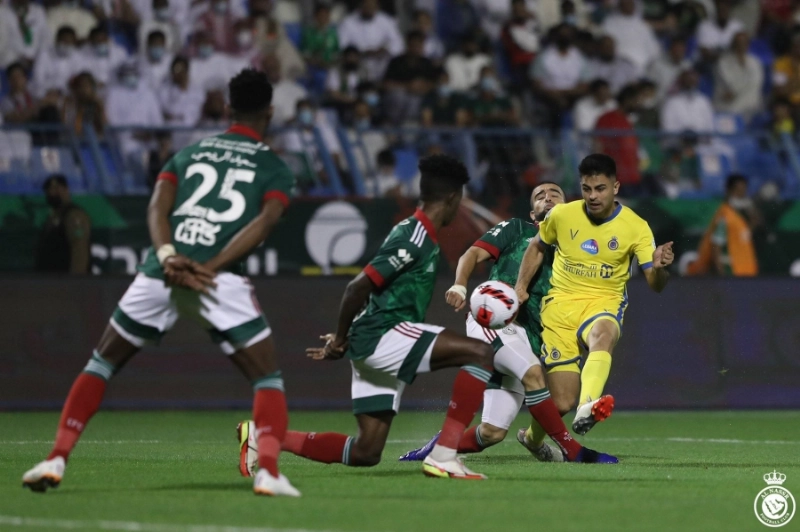 مباراة الاتفاق والنصر شهدت 3 بطاقات حمراء (مكة)