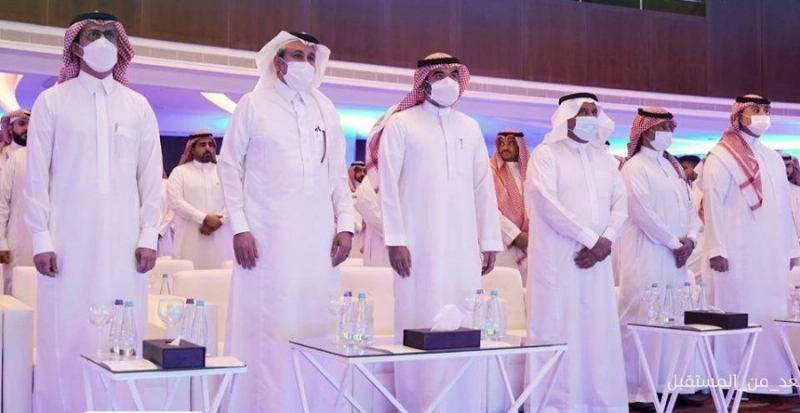 الجاسر والسواحة خلال الحفل