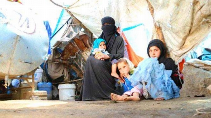 أسرة يمنية نازحة (مكة)