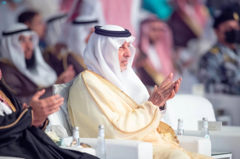 خالد الفيصل خلال رعايته انطلاق مؤتمر ومعرض خدمات الحج والعمرة (مكة)