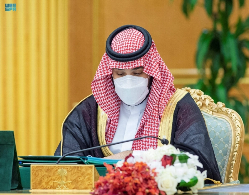 الأمير محمد بن سلمان خلال الجلسة