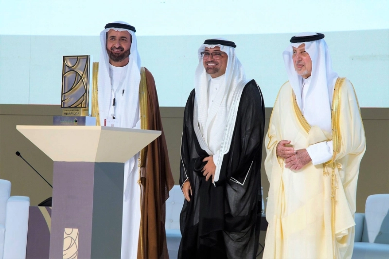 خالد الفيصل خلال التكريم (مكة)