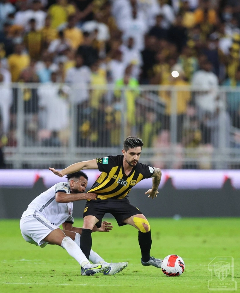 من مباراة الحزم الأخيرة أمام الاتحاد (مكة)