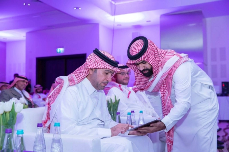 الحقيل أثناء إطلاق المنتج الجديد (مكة)