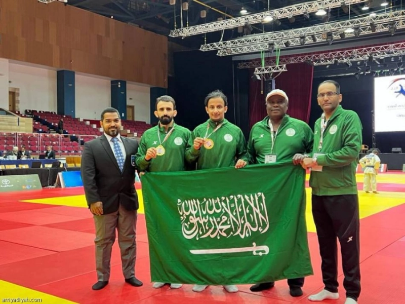 المنتخب السعودي عقب التتويج