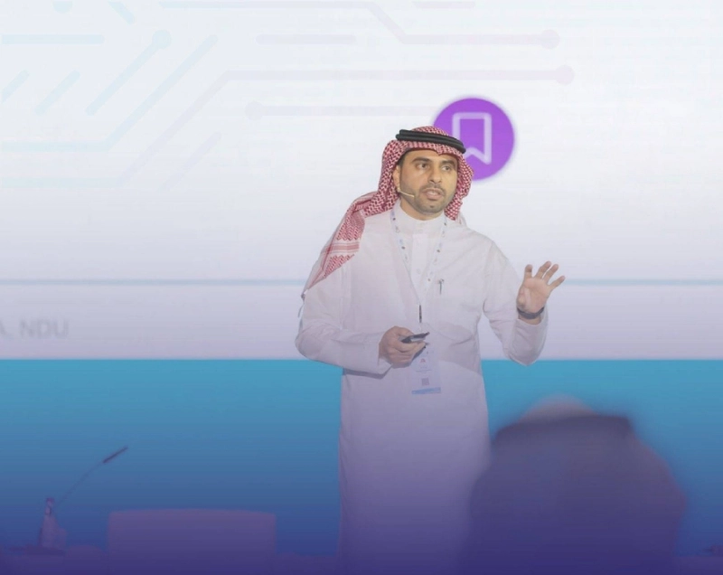 الصويان خلال مشاركته في المؤتمر (مكة)