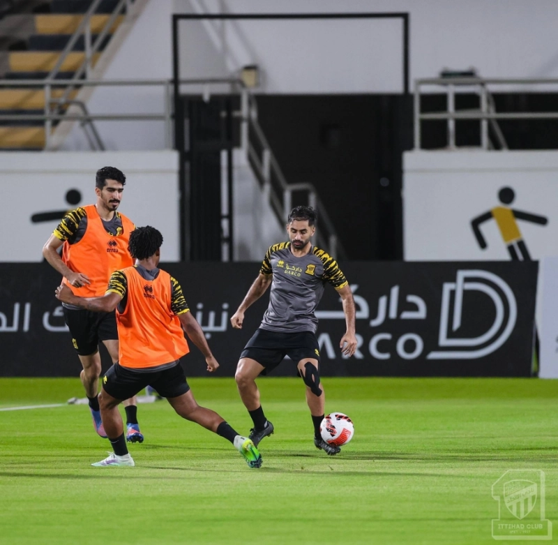 جانب من تدريبات الاتحاد (مكة)