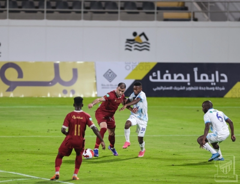 جانب من ودية الاتحاد أمام أبها
