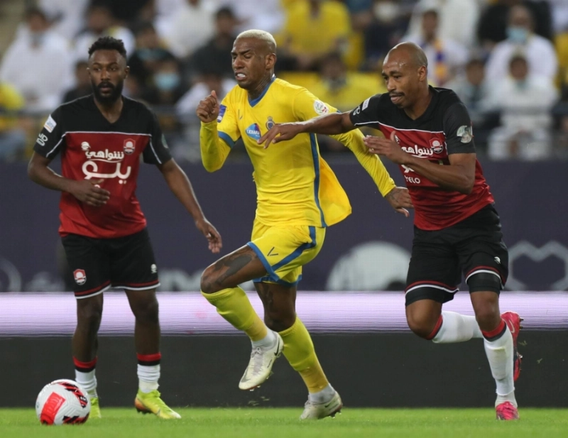 من لقاء النصر والرائد في الدور الأول