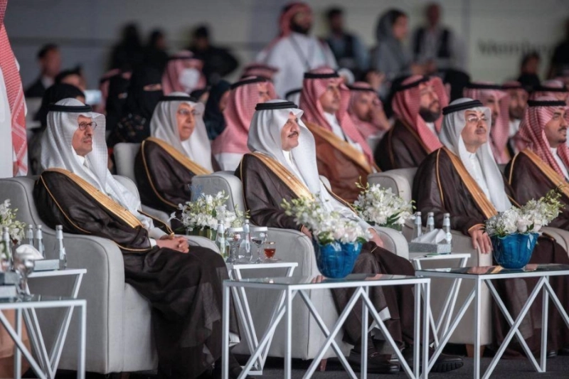 أمير الشرقية ووزير الطاقة أثناء الحفل