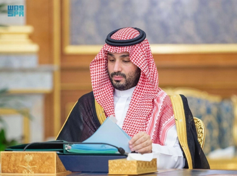 خادم الحرمين لدى ترؤسه جلسة مجلس الوزراء أمس في جدة (واس)