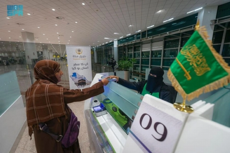 حاجة باكستانية خلال تدشين المبادرة (مكة)