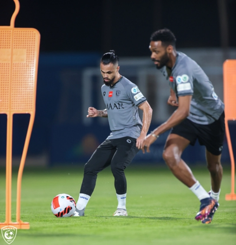 ميشايل خلال التدريبات