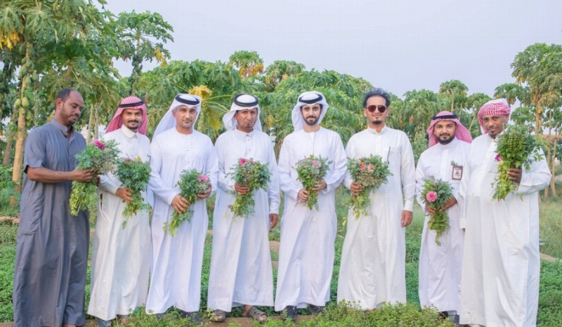 من زيارة الوفد الإماراتي لجازان