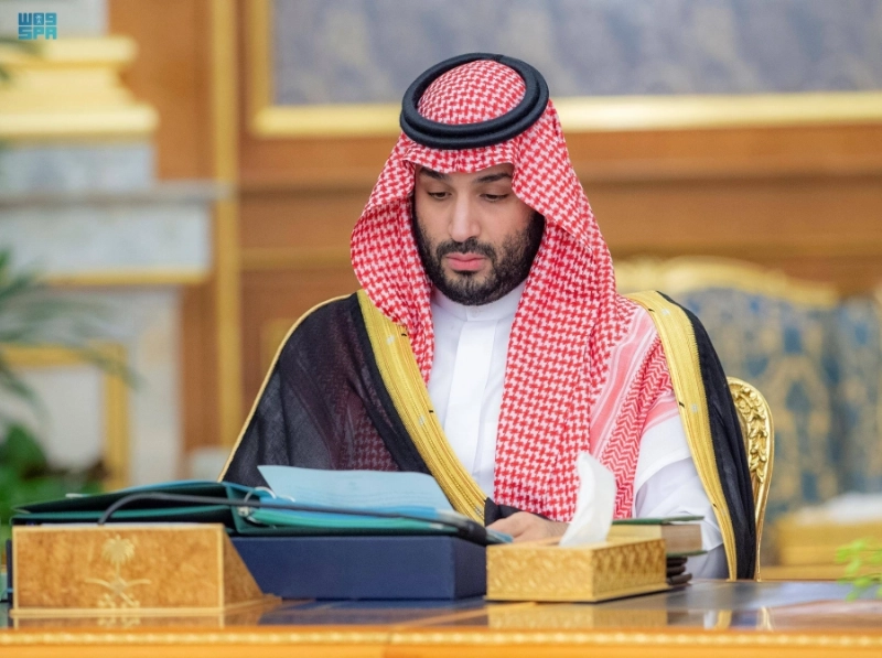 الأمير محمد بن سلمان خلال جلسة المجلس