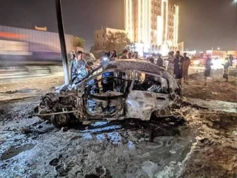 تفجير سيارة الصحفي الحيدري بعدن (مكة)