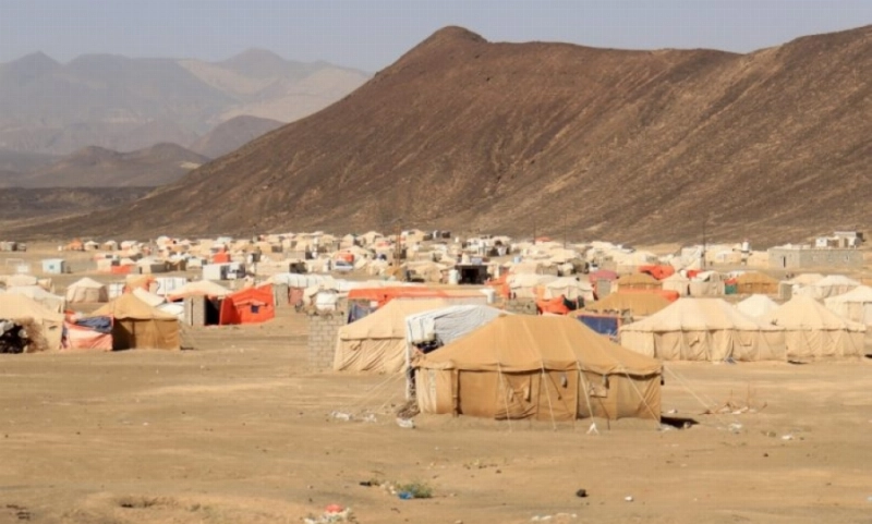 أحد مخيمات النازحين في مأرب (مكة)
