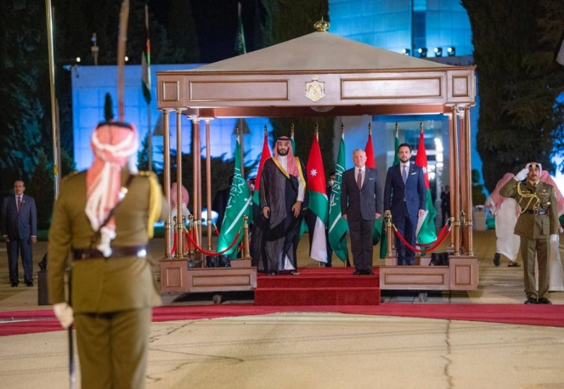 مراسم الاستقبال الرسمية لولي العهد