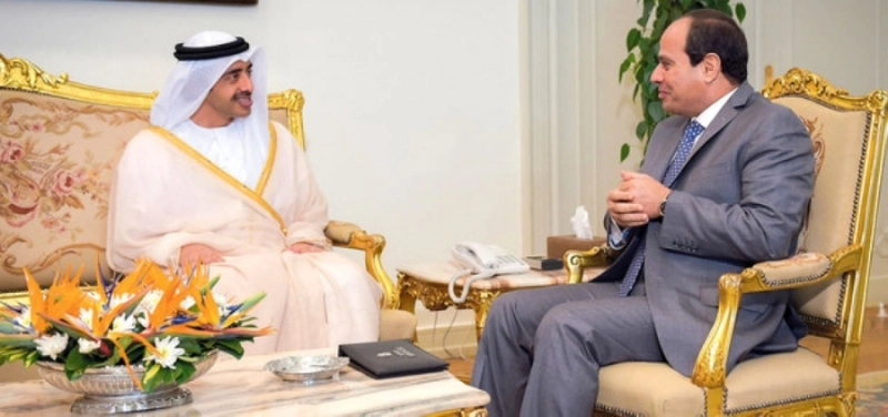 السيسي يستقبل عبدالله بن زايد (مكة)