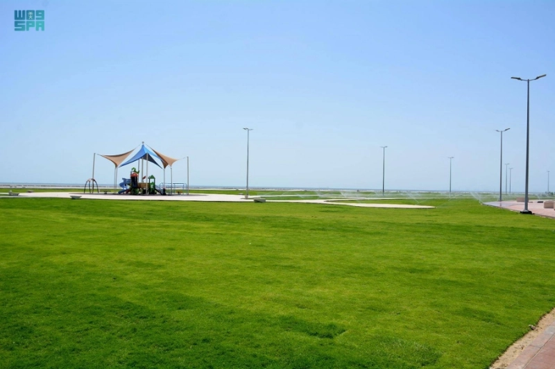 كورنيش سنابس بعد تجهيزه (مكة)
