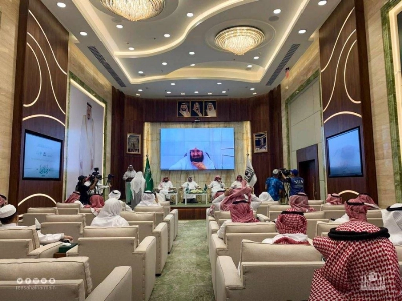 جانب من اللقاء الإعلامي أمس (مكة)