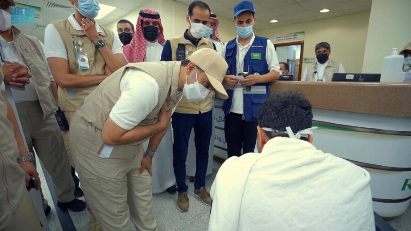 الوزير يتابع استقبال المرضى (مكة)