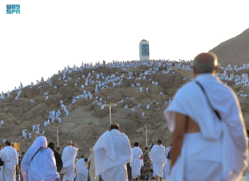 حجاج على جبل عرفات (واس)