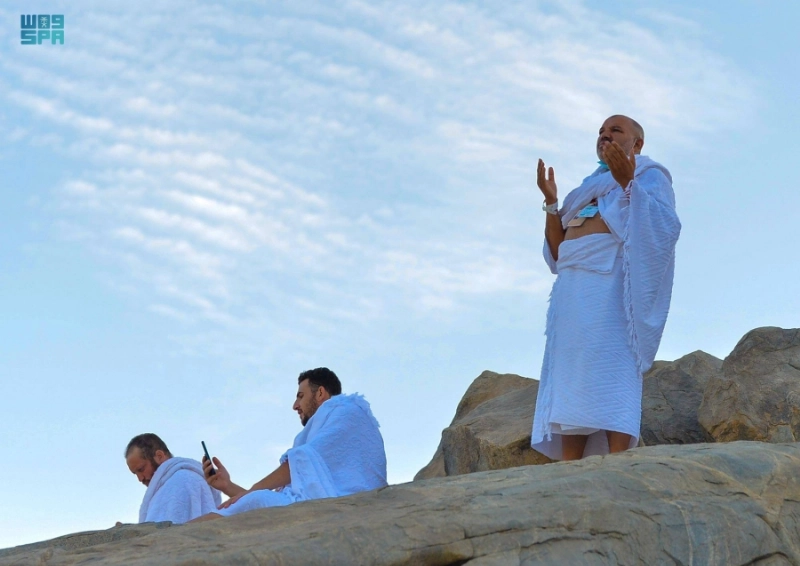 حجاج على جبل عرفات (واس)
