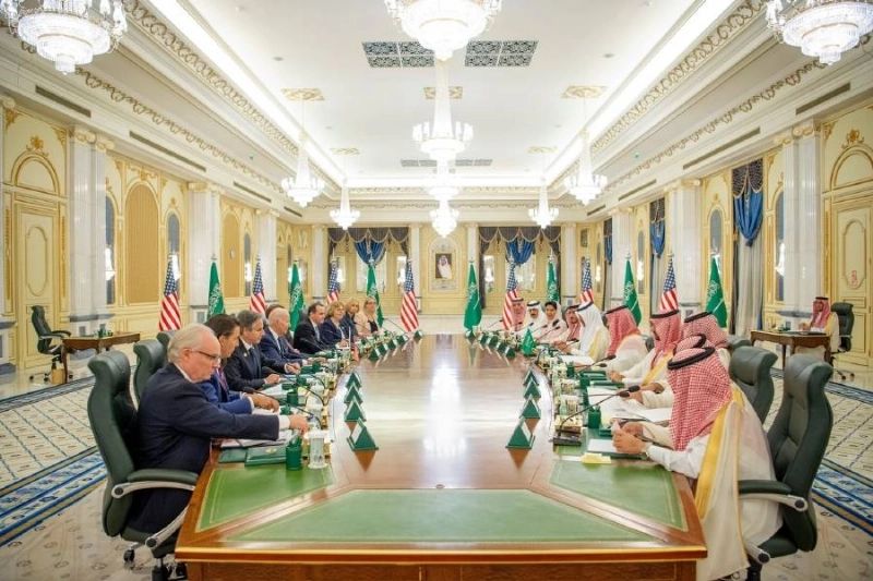 من المباحثات السعودية الأمريكية (مكة)