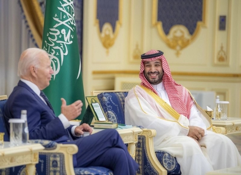 الأمير محمد بن سلمان وبايدن خلال المباحثات