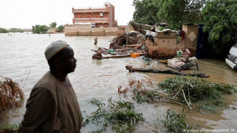 اثار الفيضانات في السودان (مكة)