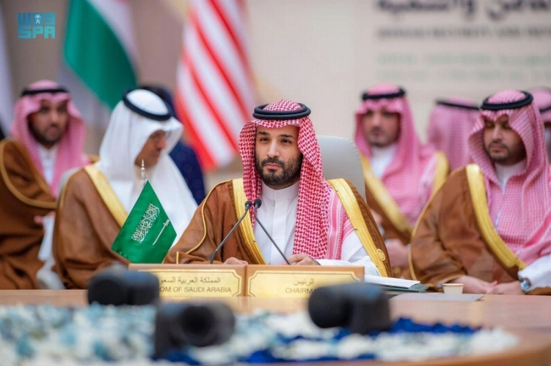 الأمير محمد بن سلمان مترئسا قمة جدة (واس)