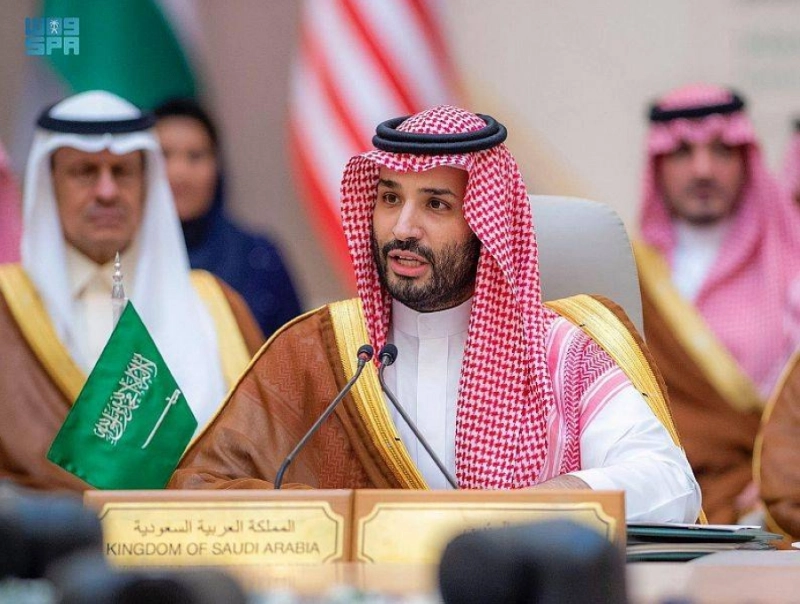 ولي العهد خلال ترؤسه قمة جدة (مكة)