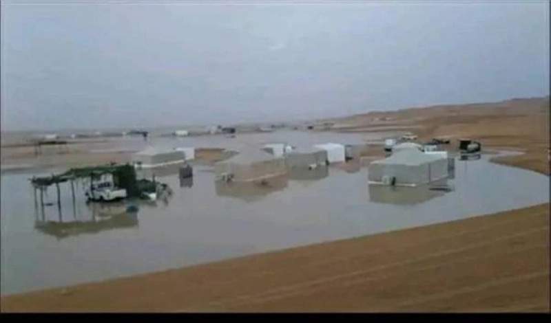 السيول الجارفة في مأرب (مكة)