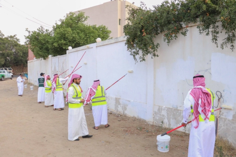 مشاركون في الحملة التطوعية (مكة)
