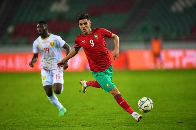 أشرف بن شرقي مع المنتخب المغربي