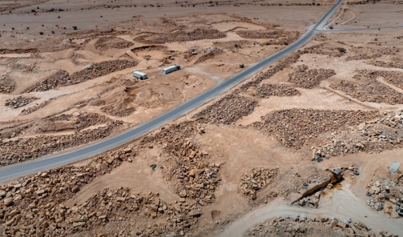 مجمع الحجر الجيري بحفيرة نساح