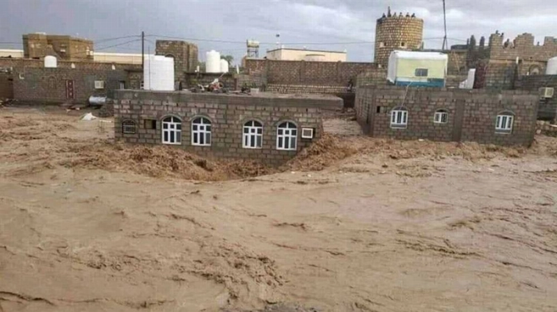 آثار السيول في مأرب (مكة)