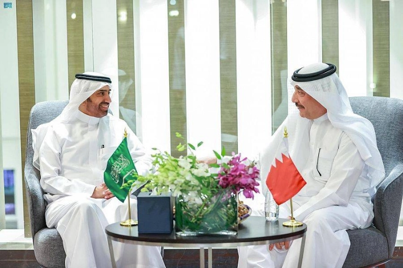 الوزيران خلال اللقاء