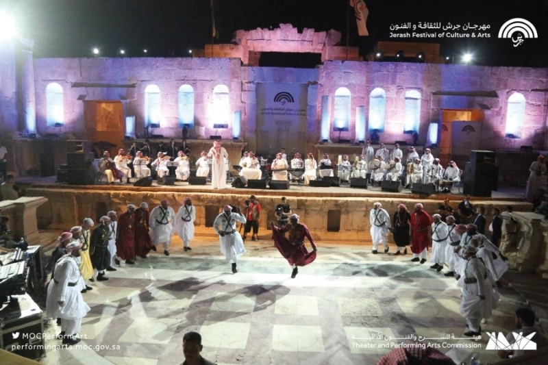 من مشاركة هيئة المسرح في مهرجان جرش (مكة)