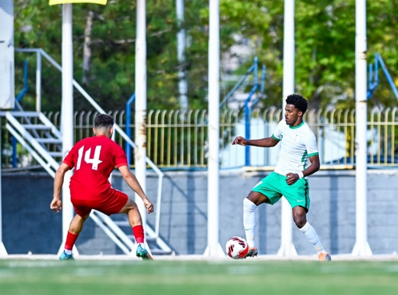 من مباراة السعودية وتركيا