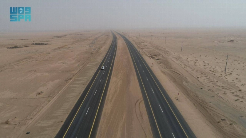 جانب من ازدواج الطريق (مكة)