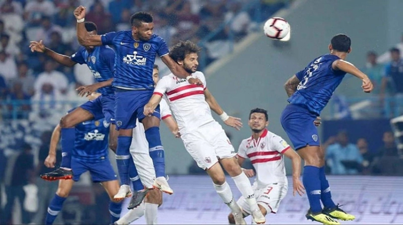 الهلال والزمالك في مواجهة سابقة