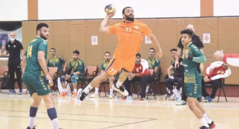 جانب من مواجهات دوري كرة اليد