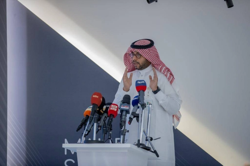 محمد باصم خلال المؤتمر
