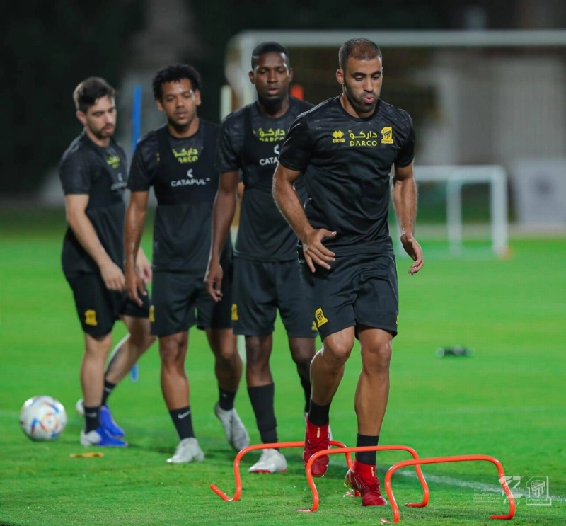 حمدالله يتقدم تدريبات الاتحاد