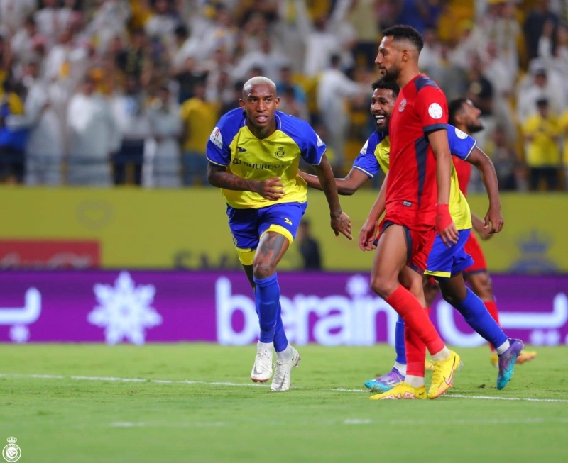 من مباراة النصر الأخيرة أمام ضمك